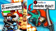 vedinad's thumbnail (Left) vs Dani's thumbnail (Right) (Image via YouTube)